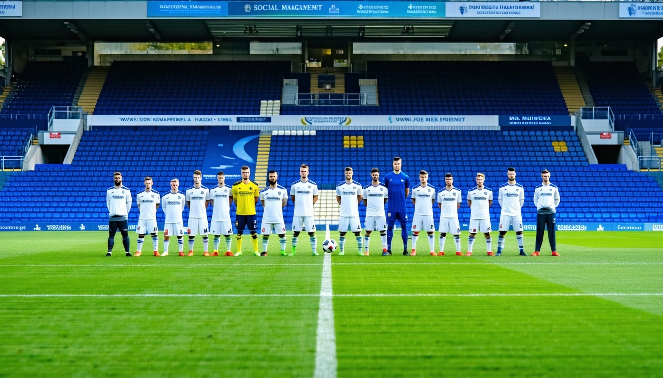 Social media management for football clubs